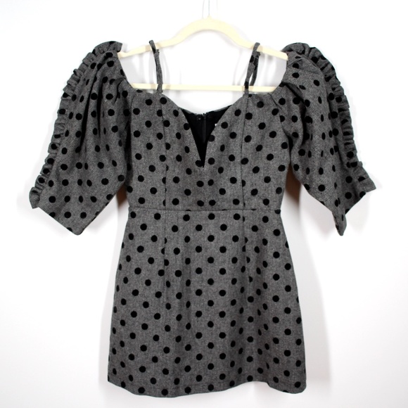 Delphine The Label Hear Me Howl Polka Dot Dress Size 2 - Picture 5 of 11